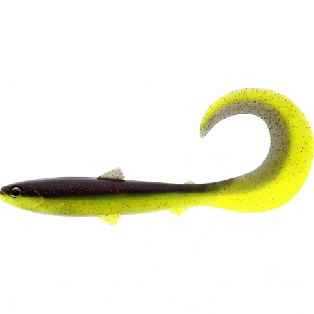 Bullteez Curltail 14cm/15g Black/Chartreuse 2pcs