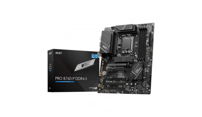 MSI PRO B760-P DDR4 II emaplaat Intel B760 LGA 1700 ATX