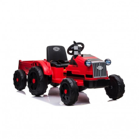 Traktor akuga haagisega CH9959 punane