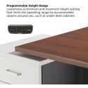 Up Up adjustable table frame Thor, black