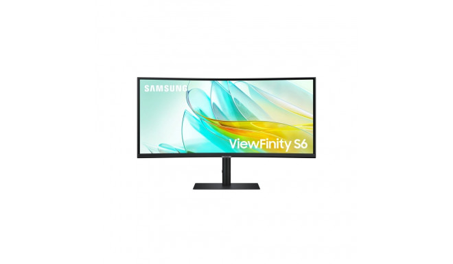 Samsung ViewFinity S6 S34C652UAU Monitor 34'' VA, UWQHD 3440x1440, 5 ms, 350 cd/m2, 100 Hz, Black