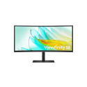 Samsung ViewFinity S6 S34C652UAU Monitor 34'' VA, UWQHD 3440x1440, 5 ms, 350 cd/m2, 100 Hz, Black