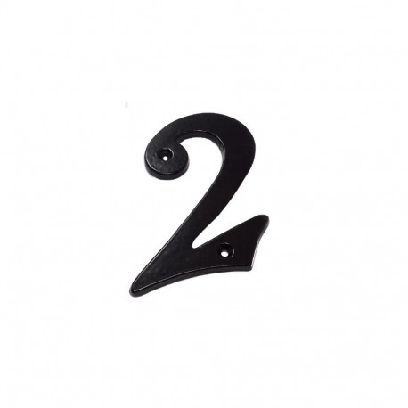 NUMBER 2 GB-2531_2 105X65MM BLACK