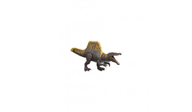 Jurassic World Rebirth Tail Thrasher Spinosaurus Action Figure, Dinosaur Toy with 2 Attack Moves