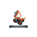 Hot Wheels Monster Trucks HW Transforming Rhinomite RC in 1:12 Scale with 1:64 Scale Toy Truck