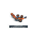 Hot Wheels Monster Trucks HW Transforming Rhinomite RC in 1:12 Scale with 1:64 Scale Toy Truck