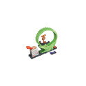 Hot Wheels City Gator Loop Pizza Place Playset, Track Set with 1 Toy Car