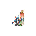 Hot Wheels City Super Loop Fire Station Playset, Track Set with 1 Toy Car