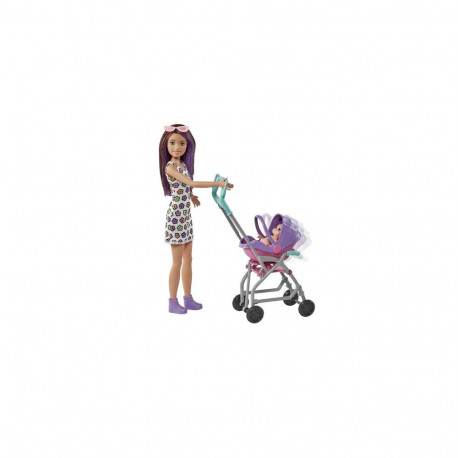 Barbie Skipper Babysitters Inc. Doll & Stroller Playset, for 3 Years & Up