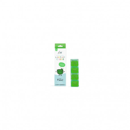 glo Pippa Light-Up Cubes Bath toy Green