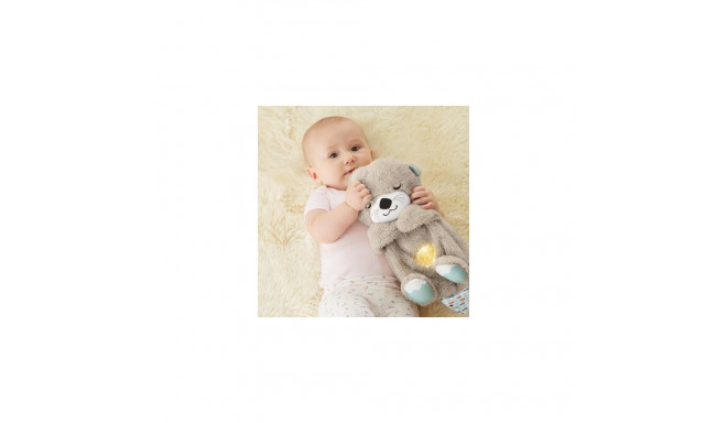 Fisher-Price Soothe &#039;n Snuggle Otter, Plush Baby Toy, Sound Machine with Breathing Motion