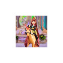 Unicorn Academy, Cinder with 2 Riding Accessories, 11”, Compatible with Valentina, Dolls &amp; U