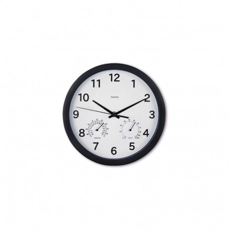Hama Malta Quartz clock Circle Black
