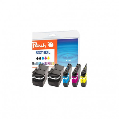 Peach Combi Pack Plus, compatible with Brother LC-3219XL