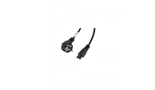 Lanberg CA-C5CA-11CC-003-BK power cable Black 3 m C5 coupler CEE7/7