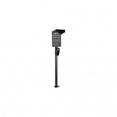 InLine Universal wallbox stand with EV charging cable holder, black