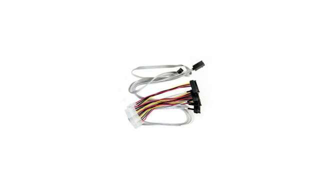 Microchip Technology 2280100-R Serial Attached SCSI (SAS) cable 0.8 m 6 Gbit/s Multicolour, White