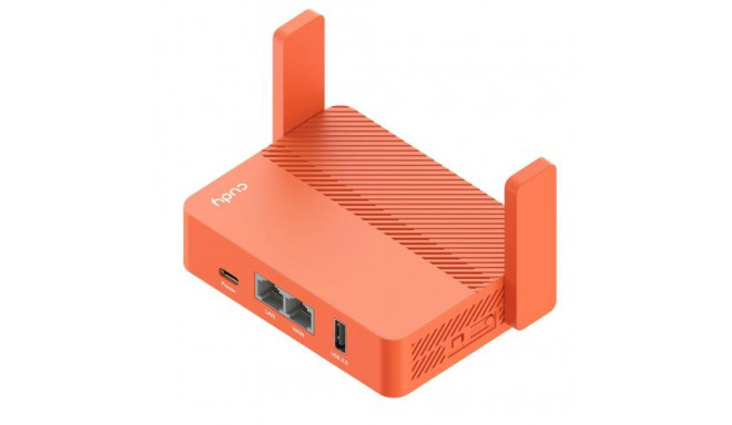 Cudy AC1200 wireless router Fast Ethernet Dual-band (2.4 GHz / 5 GHz) Orange