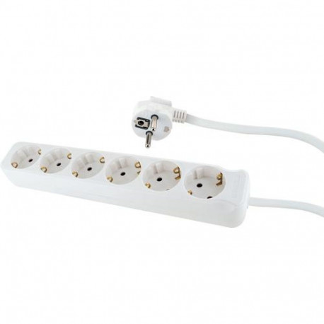 Schwaiger STSL0614 power extension 1.4 m 6 AC outlet(s) Indoor White