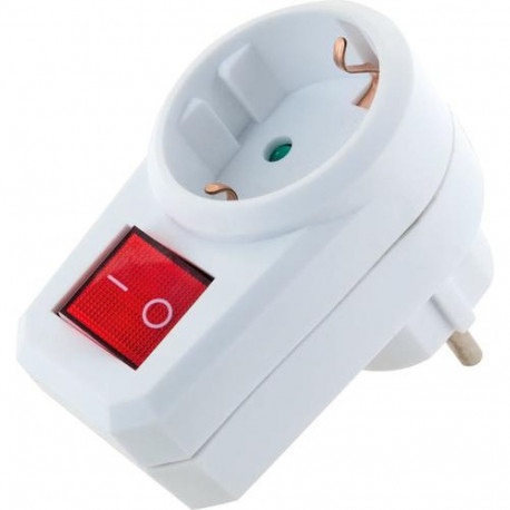 Schwaiger STVT1000 power plug adapter Type F White