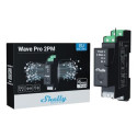Shelly Qubino Wave Pro 2PM​ electrical relay Black