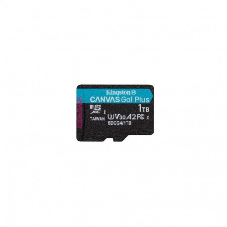 Kingston Technology 1TB microSDXC Canvas Go Plus Gen4 200R A2 U3 Single Pack w/o ADP