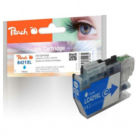 Peach PI500-374 ink cartridge 1 pc(s) Compatible High (XL) Yield Cyan