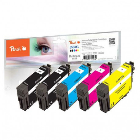 Peach PI200-971 ink cartridge 5 pc(s) Compatible High (XL) Yield Black, Cyan, Magenta, Yellow