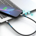DUDAO USB-C to Lightning 20W PD 0.23m Cable Black - Kabel - Digital/Daten