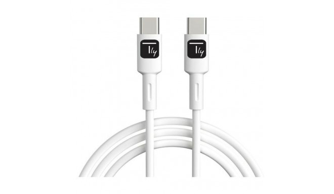 Techly ICOC-MUSB20-C60W1 USB cable USB 2.0 1 m USB C White
