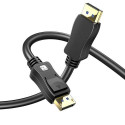 Techly ICOC-DSP-A21-010 DisplayPort cable 1 m Black