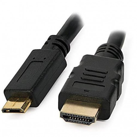 Techly High Speed Cable Mini HDMI to HDMI Male / Male Black 1.8m ICOC HDMI-B-015