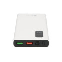 Extralink Powerbank EPB-067W 10000mAh White Power bank, Fast Charging, USB-C