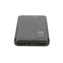 Extralink Powerbank EPB-098B 10000mAh Black Power bank, USB-C