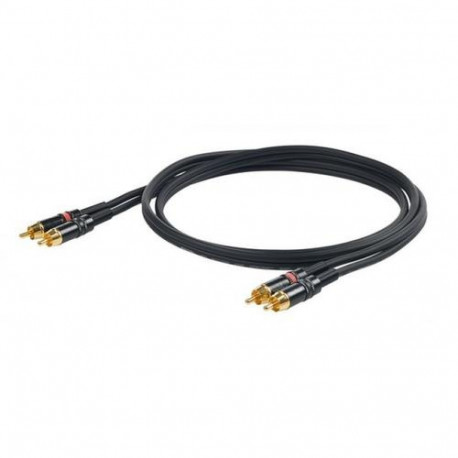 Proel CHLP250LU15 audio cable 1.5 m 2 x RCA Black