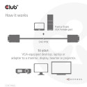 CLUB3D VGA Cable Bidirectional M/M 3m/9.84ft 28AWG