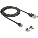 DeLOCK 85723 USB cable USB 2.0 1.1 m USB A USB C/Micro-USB B Black