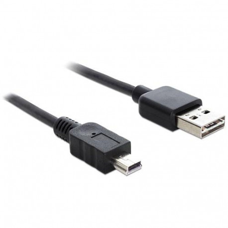 DeLOCK 5m USB 2.0 A - mini USB m/m USB cable USB A Mini-USB A Black