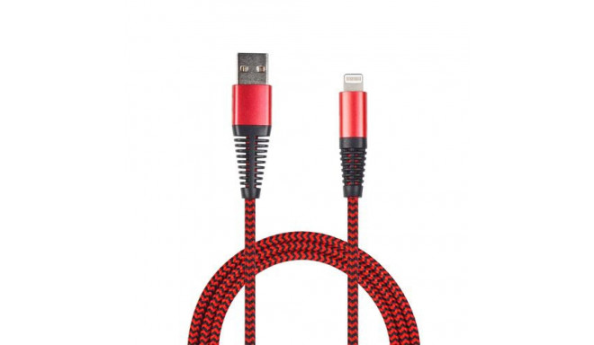 2GO 795946 lightning cable 1 m Red