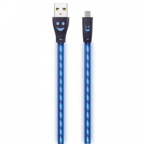 2GO 795535 USB cable 1 m USB B Micro-USB B Blue