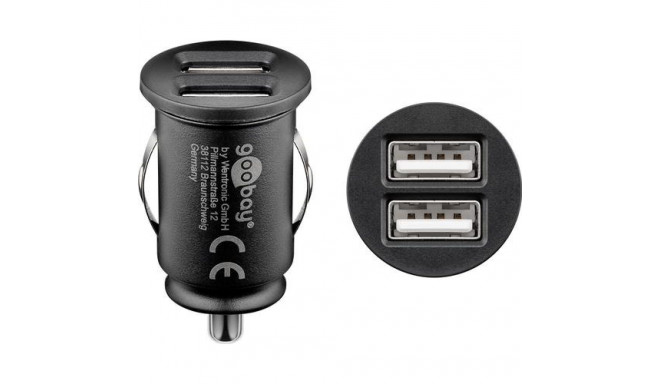 Goobay Dual-USB Car Charger (24 W)