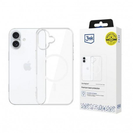 3MK Clear MagCase mobile phone case 15.5 cm (6.12") Cover Transparent