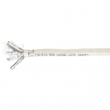 Equip Cat.6A S/FTP Installation Cable, LSZH, Solid Copper, 100m