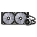 Sharkoon S80 RGB Computer case, Processor All-in-one liquid cooler 12 cm Black 1 pc(s)