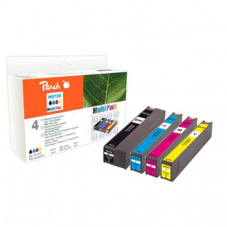 Peach PI300-750 ink cartridge 4 pc(s) Compatible High (XL) Yield Black, Cyan, Magenta, Yellow