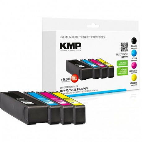 KMP H117V ink cartridge Black, Cyan, Magenta, Yellow