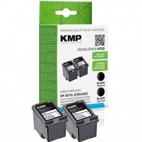 KMP 1719,4021 ink cartridge 2 pc(s) Compatible Black