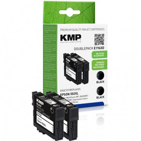 KMP 1646,4021 ink cartridge 2 pc(s) Compatible Black