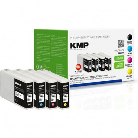 KMP E220VX ink cartridge Black, Cyan, Magenta, Yellow