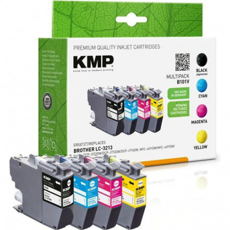 KMP B101V ink cartridge 4 pc(s) Compatible Black, Cyan, Magenta, Yellow